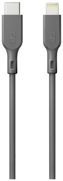 GP USB-Ladekabel USB 2.0 USB-C Stecker, Apple Lightning Stecker 1.00 m Grau GPCBCL1PGYUSB221