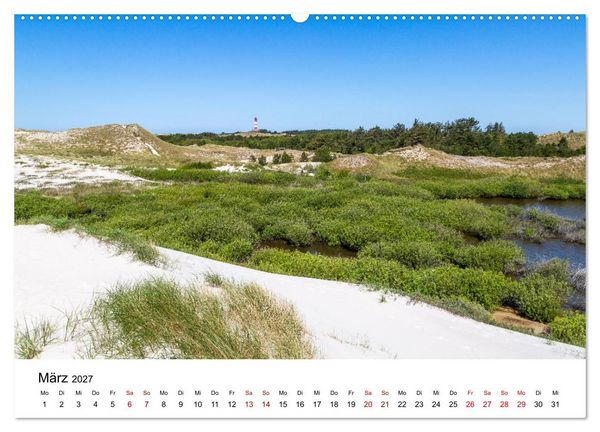 Produktbild: Amrum - Das Paradies in der Nordsee (hochwertiger Premium Wandkalender 2027 DIN A2 quer), Kunstdruck in Hochglanz