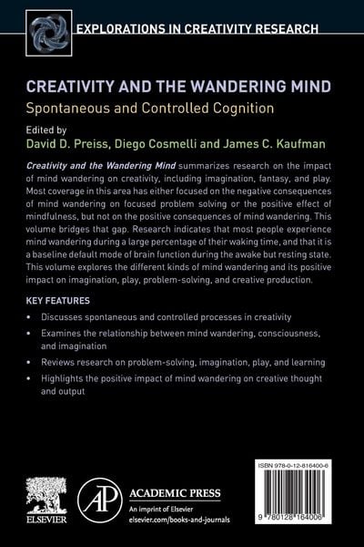 Produktbild: Creativity and the Wandering Mind
