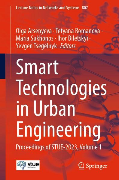 Produktbild: Smart Technologies in Urban Engineering