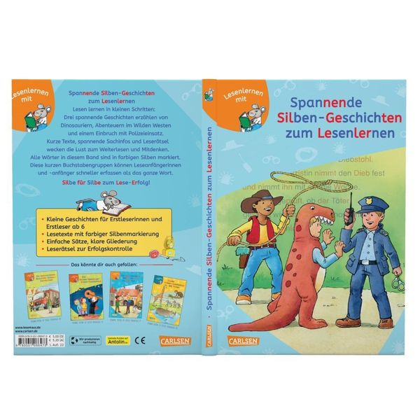 Produktbild: LESEMAUS zum Lesenlernen Sammelbände: Spannende Silben-Geschichten zum Lesenlernen