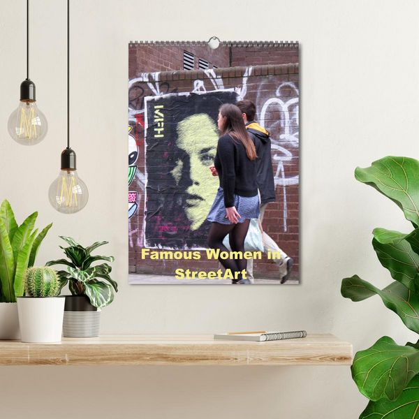 Produktbild: Famous Women in StreetArt (Wandkalender 2026 DIN A3 hoch), CALVENDO Monatskalender