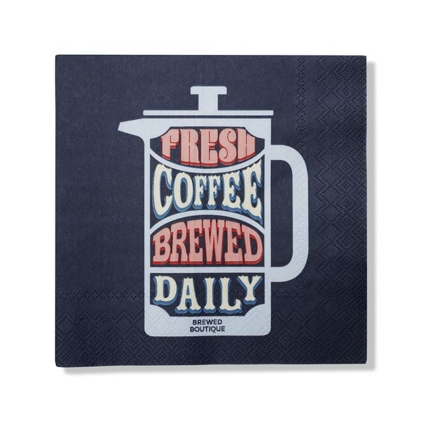 Produktbild: Serviette 33 x 33 cm "Blau"
