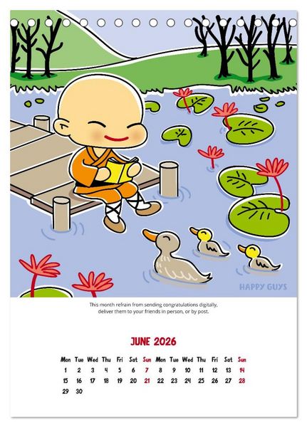 Produktbild: Mindfulness 2026 (Desk Calendar 2026 DIN A5 portrait), CALVENDO 12 Month DeskCalendar