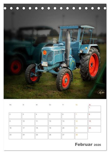 Produktbild: Oldtimer - mein Trecker (Tischkalender 2026 DIN A5 hoch), CALVENDO Monatskalender