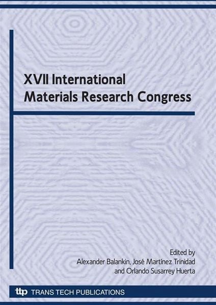 Produktbild: XVII International Materials Research Congress