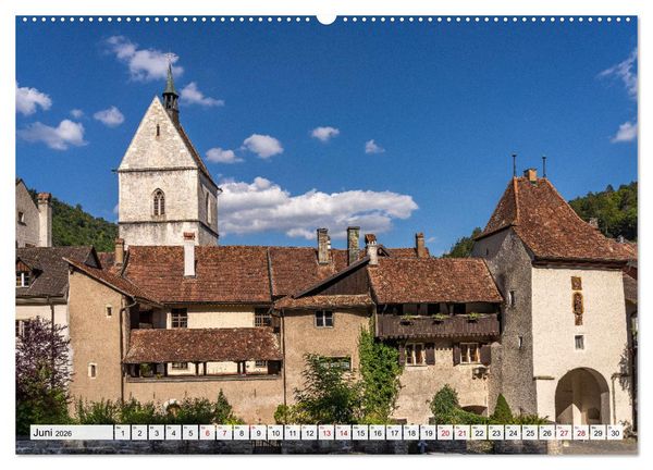 Produktbild: Schweiz - Saint-Ursanne (Wandkalender 2026 DIN A2 quer), CALVENDO Monatskalender