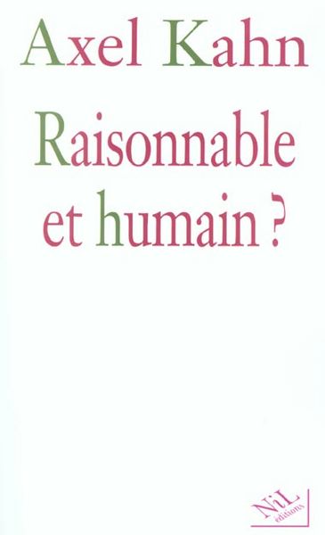 Produktbild: Raisonnable et humain ?