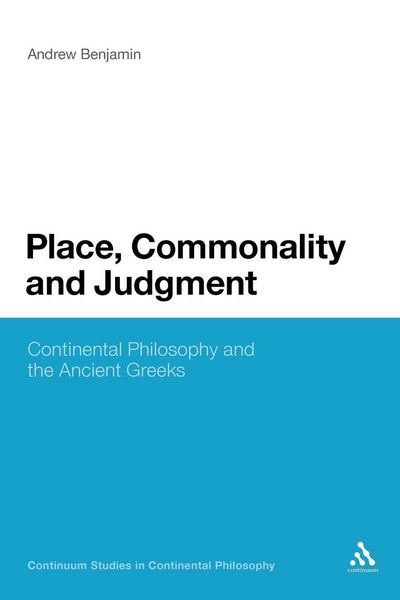 Produktbild: Place, Commonality and Judgment