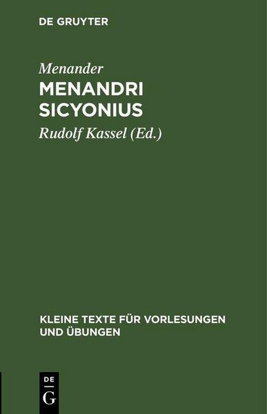 Produktbild: Menandri Sicyonius