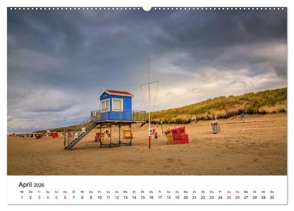 Produktbild: Langeoog &ndash; Ein Herbst auf der Insel des Lebens (Wandkalender 2026 DIN A2 quer), CALVENDO Monatskalender