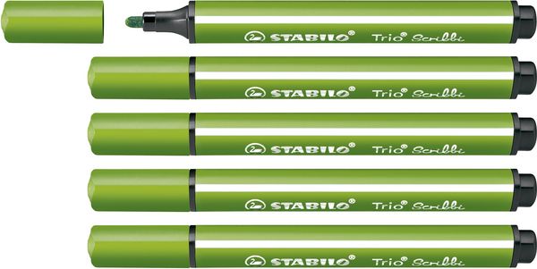 Produktbild: STABILO Fasermaler Trio Scribbi h.gr&uuml;n
