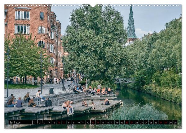 Produktbild: AARHUS, die kleinste Gro&szlig;stadt der Welt (Wandkalender 2026 DIN A2 quer), CALVENDO Monatskalender