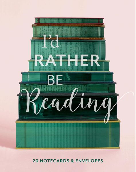 Produktbild: I'd Rather Be Reading: 20 Notecards & Envelopes