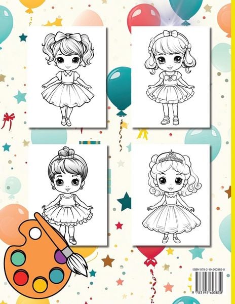 Produktbild: Ballerina Coloring Book For Kids