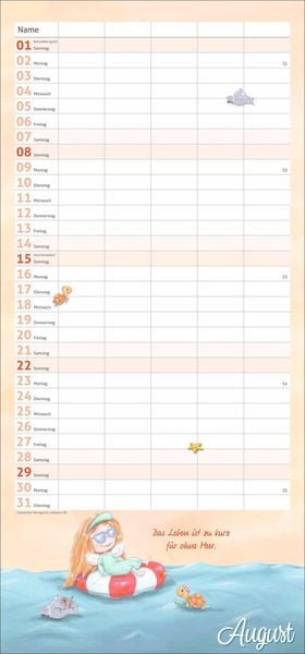 Produktbild: times&more Zauberwesen Familienplaner 2027