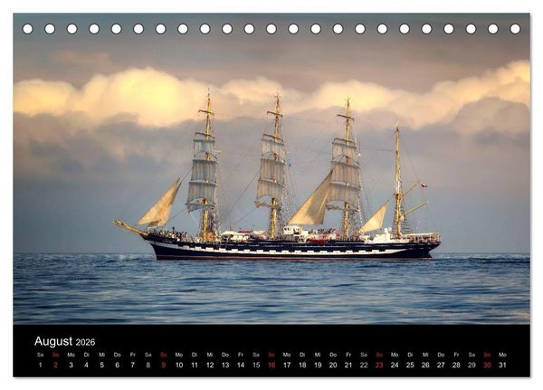 Produktbild: Baltic Sail (Tischkalender 2026 DIN A5 quer), CALVENDO Monatskalender