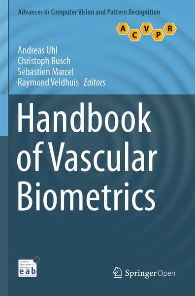 Produktbild: Handbook of Vascular Biometrics