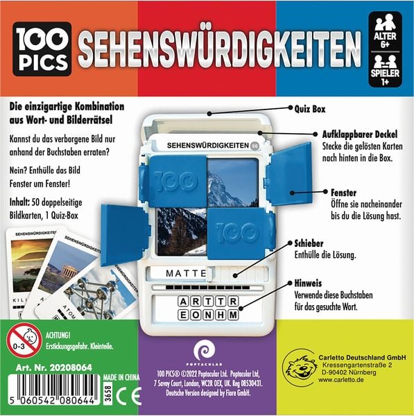 Produktbild: 100 PICS Sehensw&uuml;rdigkeiten