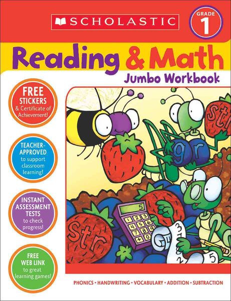 Produktbild: Reading & Math Jumbo Workbook: Grade 1