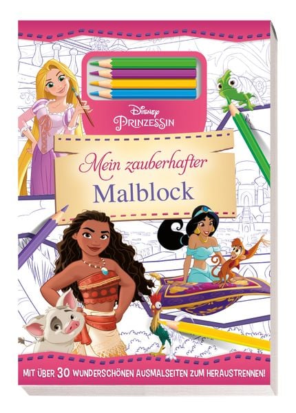 Produktbild: Disney Prinzessin: Mein zauberhafter Malblock
