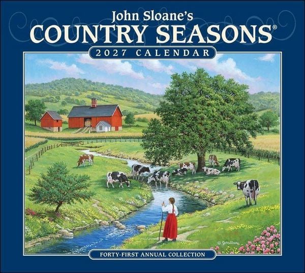 Produktbild: John Sloane's Country Seasons(r) 2027 Deluxe Wall Calendar