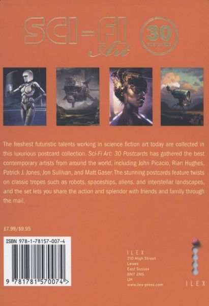 Produktbild: Postcard Bk-Sci Fi Art