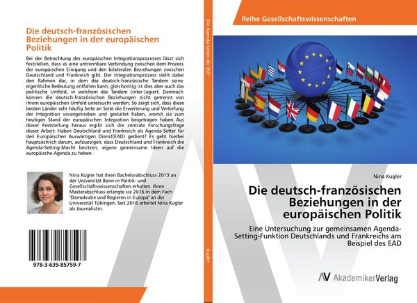Produktbild: Die deutsch-franz&ouml;sischen Beziehungen in der europ&auml;ischen Politik