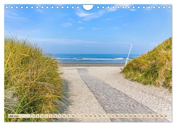 Produktbild: Norderney Spaziergang (Wandkalender 2026 DIN A4 quer), CALVENDO Monatskalender
