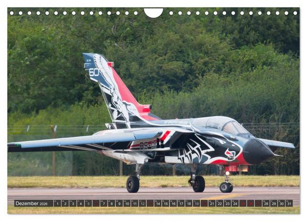 Produktbild: Milit&auml;rjets am Boden (Wandkalender 2026 DIN A4 quer), CALVENDO Monatskalender