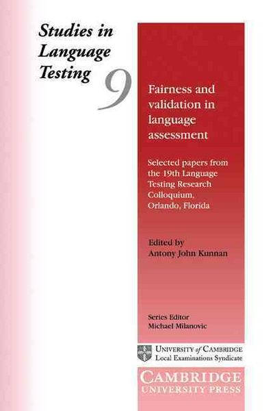 Produktbild: Fairness and Validation in Language Assessment