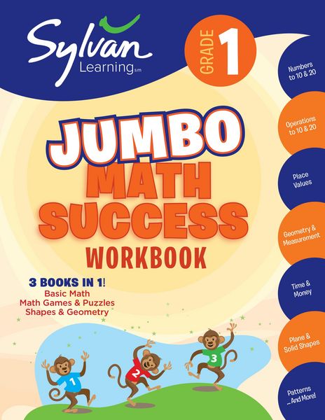 Produktbild: 1st Grade Jumbo Math Success Workbook