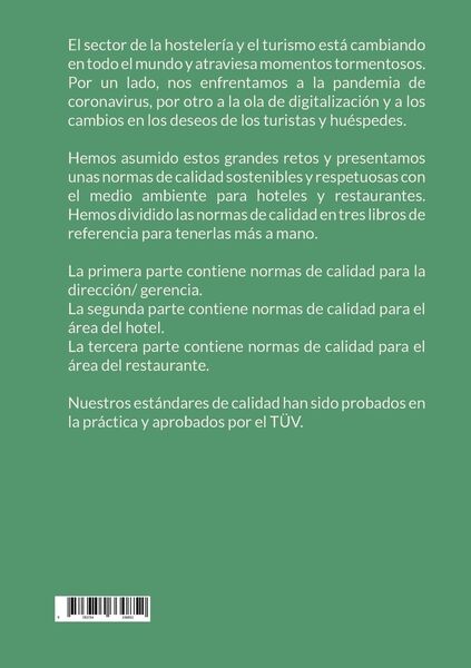 Produktbild: Calidad sostenible para hoteles y restaurantes