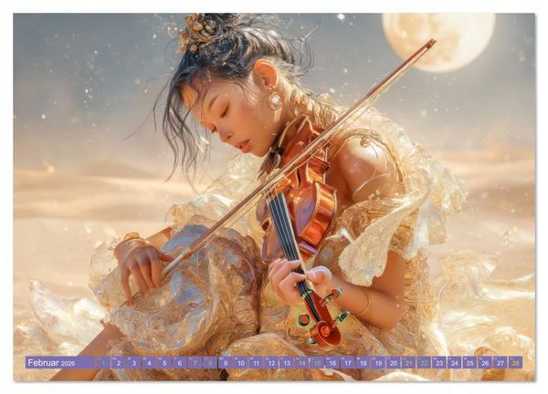Produktbild: Eine Liebe zur Musik - Musikanten (Wandkalender 2026 DIN A4 quer), CALVENDO Monatskalender
