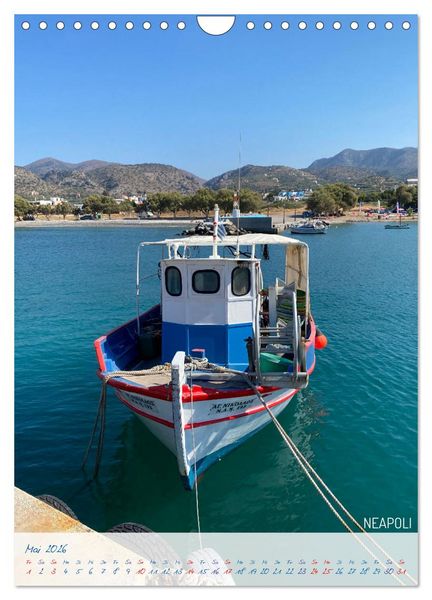 Produktbild: KRETA SONNENINSEL DER G&Ouml;TTER (Wandkalender 2026 DIN A4 hoch), CALVENDO Monatskalender