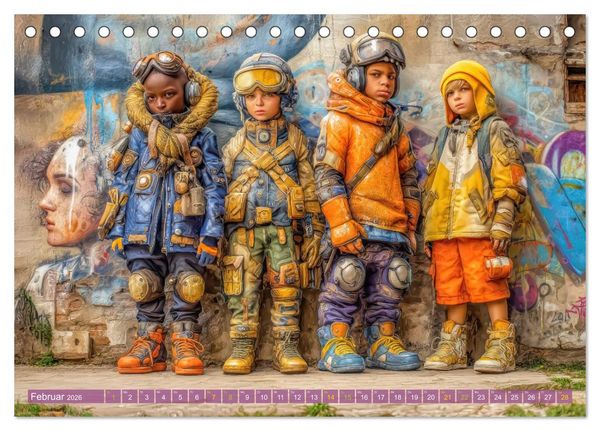 Produktbild: Stadtleben - Mit leicht schrulligen Bewohnern (Tischkalender 2026 DIN A5 quer), CALVENDO Monatskalender