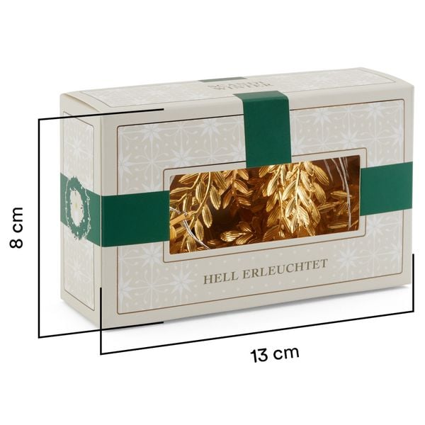 Produktbild: Licherterkette "Goldenes Blatt" 20 Lichter