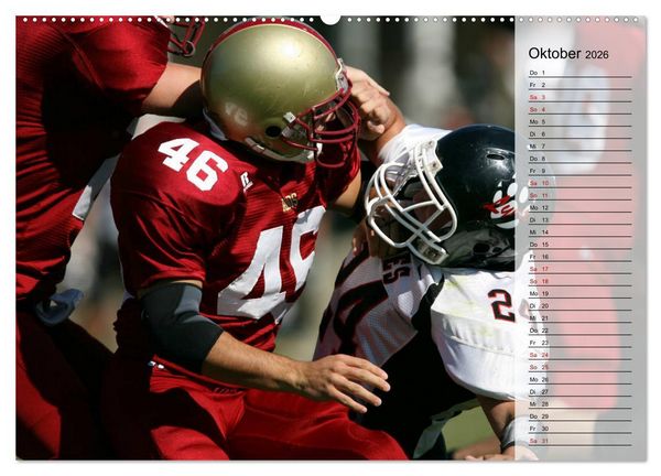 Produktbild: American Football - Touchdown (Wandkalender 2026 DIN A2 quer), CALVENDO Monatskalender