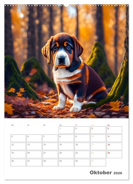 Produktbild: Liebenswerte Hunde und Katzen (hochwertiger Premium Wandkalender 2026 DIN A2 hoch), Kunstdruck in Hochglanz