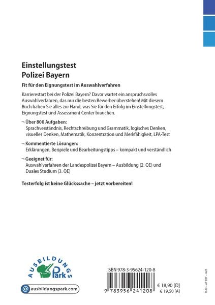 Einstellungstest Polizei Bayern