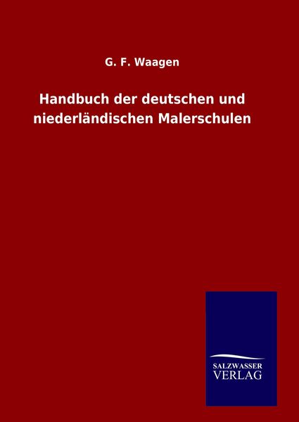 Produktbild: Handbuch der deutschen und niederl&auml;ndischen Malerschulen