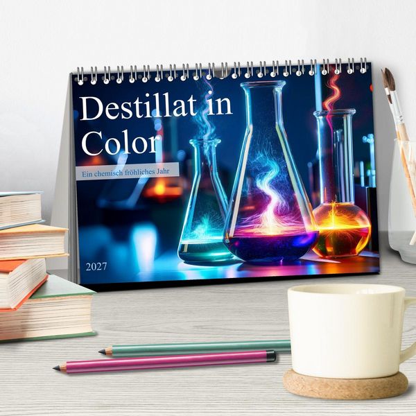 Produktbild: Destillat in Color (Tischkalender 2027 DIN A5 quer), CALVENDO Monatskalender