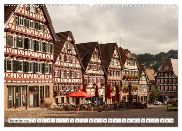 Produktbild: Deutschlands sch&ouml;nste Altst&auml;dte - Baden-W&uuml;rttemberg (Wandkalender 2026 DIN A2 quer), CALVENDO Monatskalender
