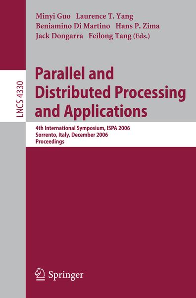Produktbild: Parallel and Distributed Processing and Applications