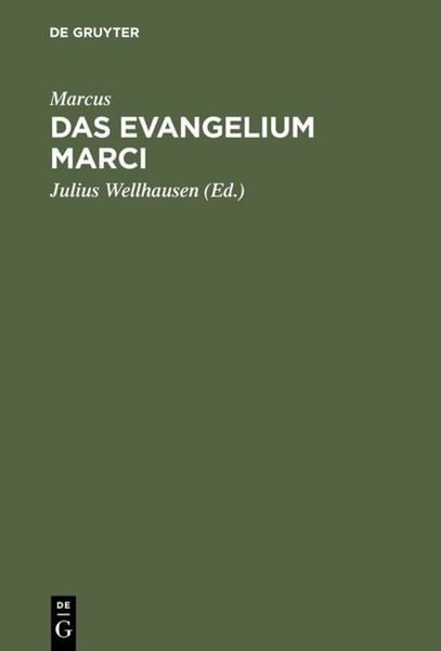 Produktbild: Das Evangelium Marci