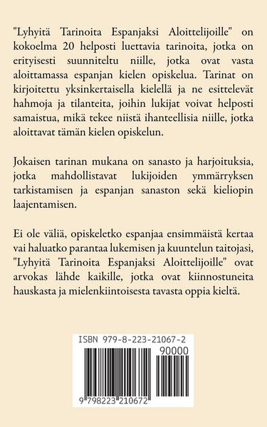 Produktbild: Lyhyit&auml; Tarinoita Espanjaksi Aloittelijoille
