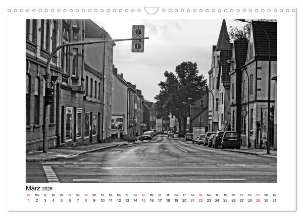 Produktbild: Bochum Black and White (Wandkalender 2026 DIN A3 quer), CALVENDO Monatskalender