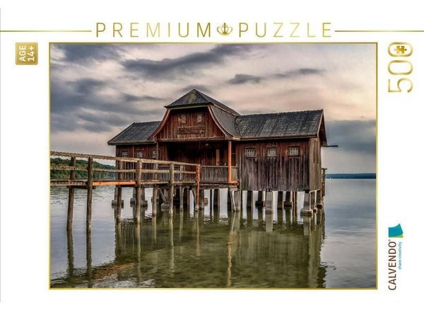 CALVENDO Puzzle Stegen am Ammersee | 500 Teile Lege-Größe 48 × 36 cm Foto-Puzzle für Erwachsene