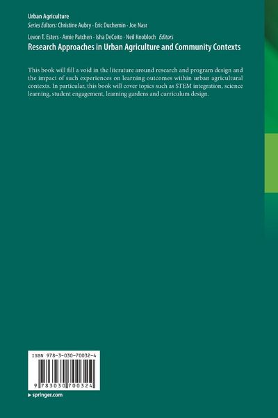 Produktbild: Research Approaches in Urban Agriculture and Community Contexts