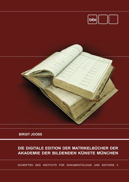 Produktbild: Die Digitale Edition der Matrikelb&uuml;cher der Akademie der Bildenden K&uuml;nste M&uuml;nchen